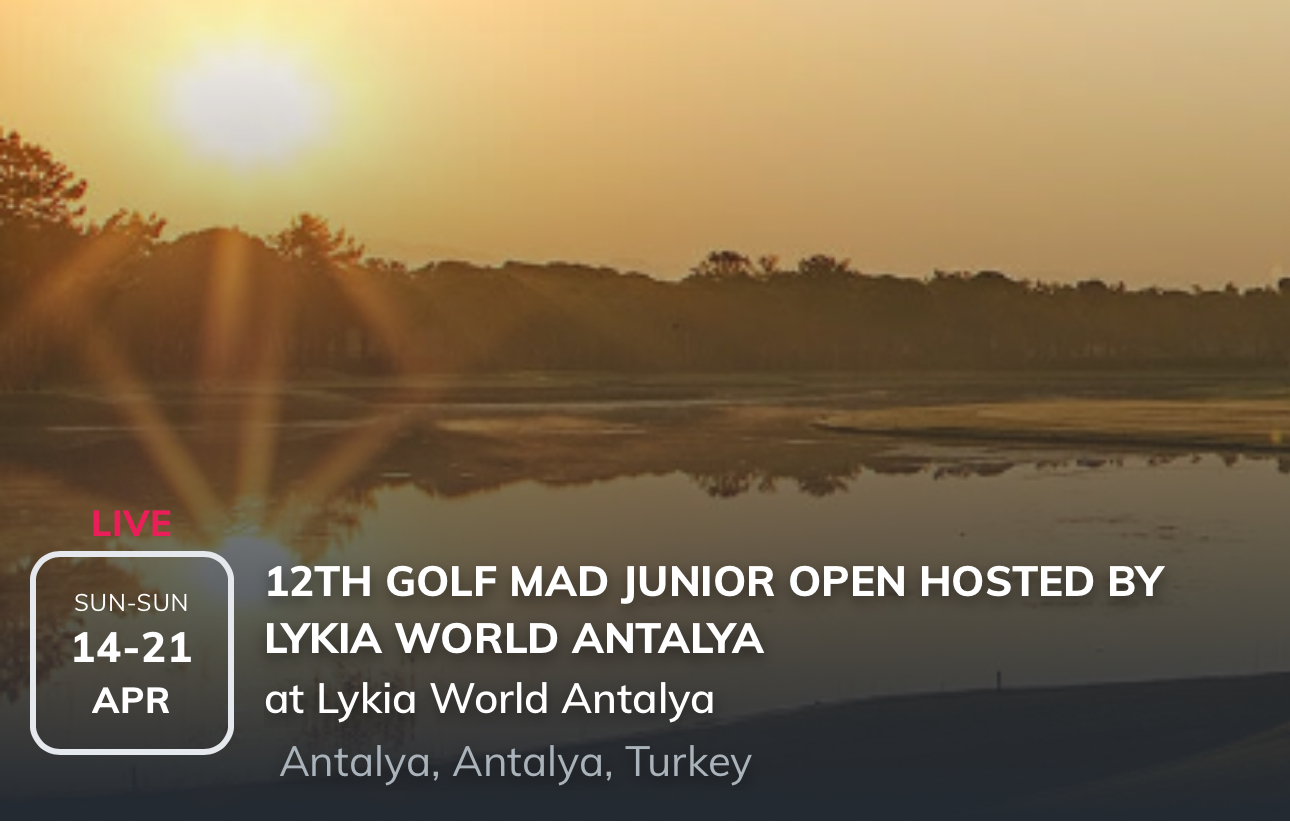 XII Golf Mad Junior Open. Лидеры после I раунда: Алиса Молоканова и Матвей Подольский