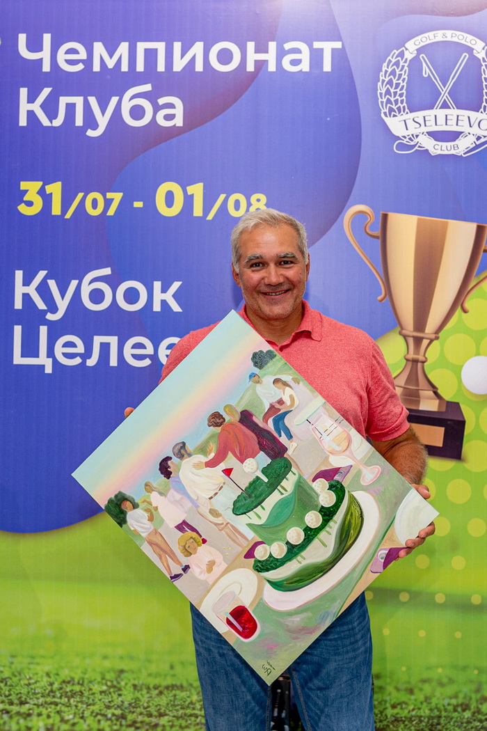 Игорь Петруня стал обладателем картины Евгении Дудниковой «Детское воспоминание», любезно предоставленной галереи современного искусства JART и автором картины.