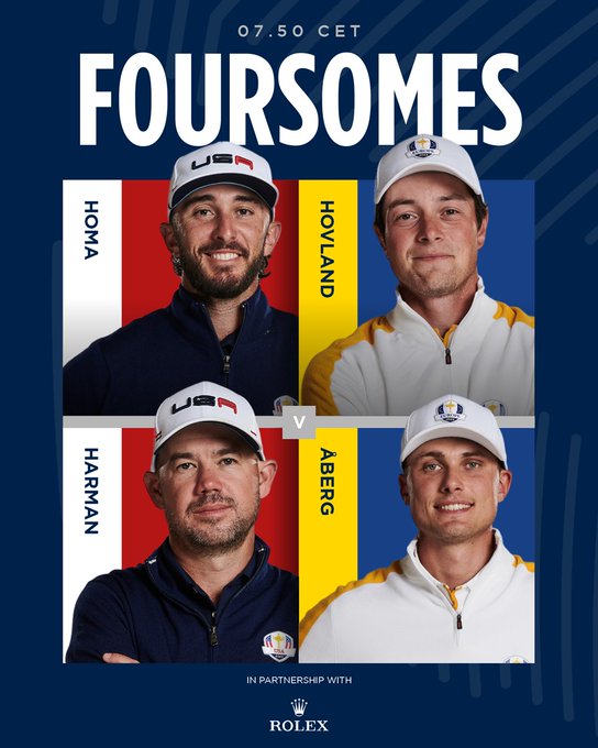 Ryder Cup 2023: в расписании стартовой серии не обошлось без сюрпризов