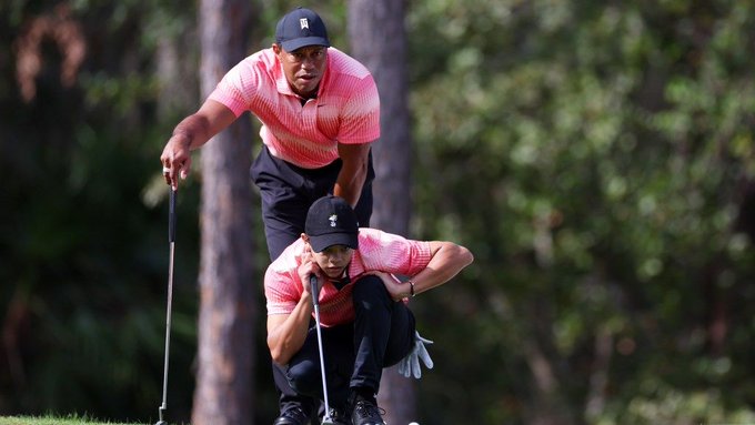 Тайгер Вудз выступит вместе с сыном на турнире PNC Championship