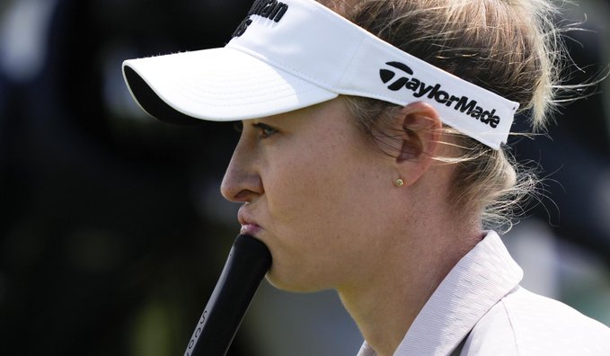 Нелли Корда (Nelly Korda). Фото: Getty Images Нелли Корда тоже иногда допускает ошибки