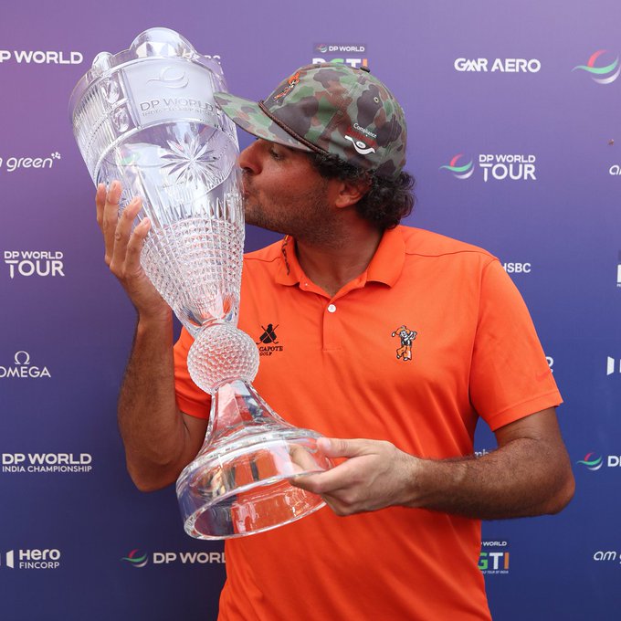 Европейский Тур: DP World India Championship. Эухенио Чакарра побеждает и выходит вперед в общем зачете сезона