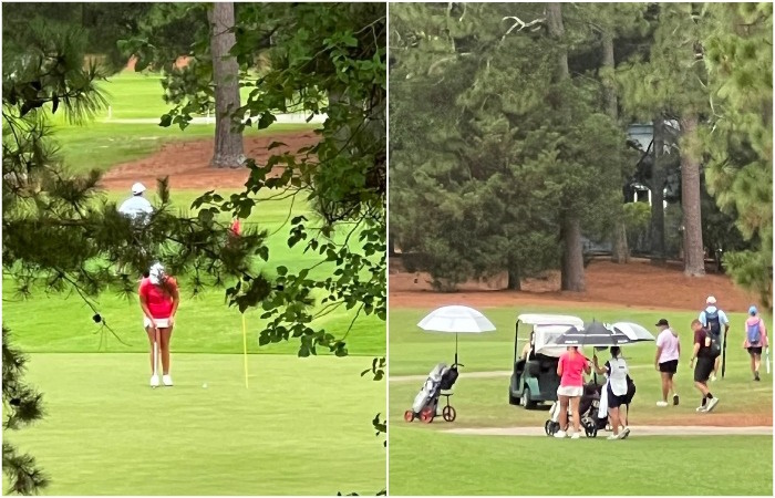 Александра Сивова на второй строчке после первого раунда чемпионата мира U.S. Kids Golf в Пайнхерсте