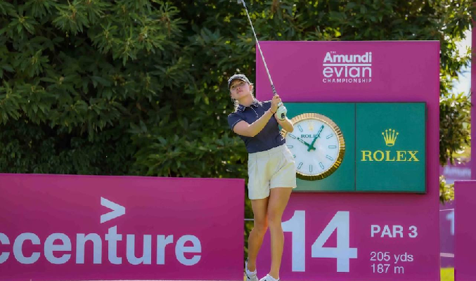 Наталия Гусева стартовала на мейджоре Amundi Evian Championship