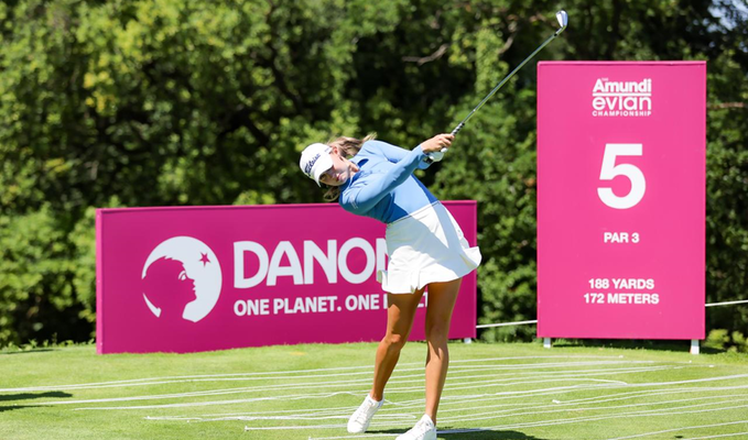 Наталия Гусева стартует на мейджоре Amundi Evian Championship