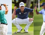 PGA Tour: Sony Open, кат. Вебб Симпсон, Мэтт Кучар и Джастин Томас делят лидерство с результатом 128 (-12)