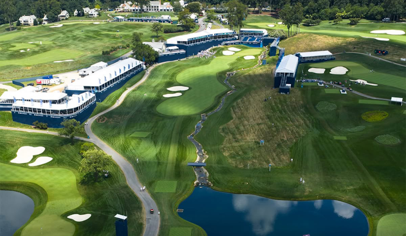 PGA Tour Playoffs, BMW Championship 2025. Первый раунд прерван из-за сильного дождя