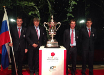 Командный Чемпионат Мира Eisenhower Trophy: первый раунд. Сборная России делит 45-е место с командами Коста-Рики, Гуама и Ирана