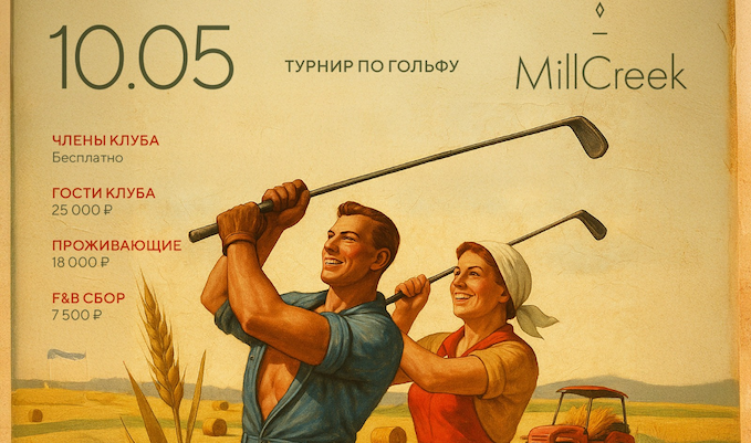 10 мая в MillCreek пройдет турнир "Мир, Труд, Май"
