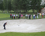 Мастер-класс от звёзд Евротура, hole-in-one и жеребьёвка команд. Как прошёл тренировочный день Innoprom Golf Challenge-2017