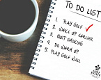 To-do-list 2019 для гольфистов