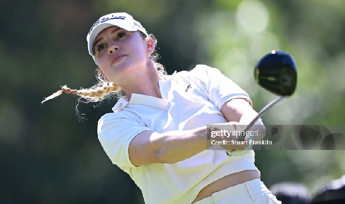 Уверенный кат Наталии Гусевой на мейджоре Amundi Evian Championship