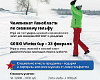 23 февраля в ГК GORKI пройдут два турнира по зимнему гольфу