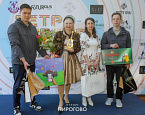 «Ретро турнир» в ПИРогово. Best gross:  Игорь Фролов и Наталья Зарудная