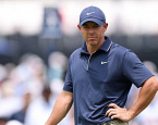Мейджор U.S. Open 2025: кат. Рори Макилрой прошел в уикенд, но не справился с эмоциями