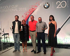 Российский финал турнира BMW Golf Cup International 2019: Павел Терентьев, Олег Павличенко и Елена Бондарь