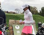 Наталия Гусева лидирует после второго раунда на этапе Global Junior Golf в Испании 