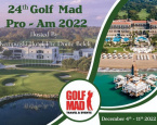 С 4 по 11 декабря в Турции пройдет XXIV Golf Mad Pro-Am 2022
