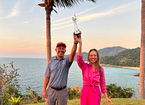 Golf Love Phuket New Year Tournament: Андрей Циганюк, Илья Барчуков и Ирина Ващенко