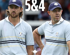 Ryder Cup. Утренние форсомы- доминирование Европы