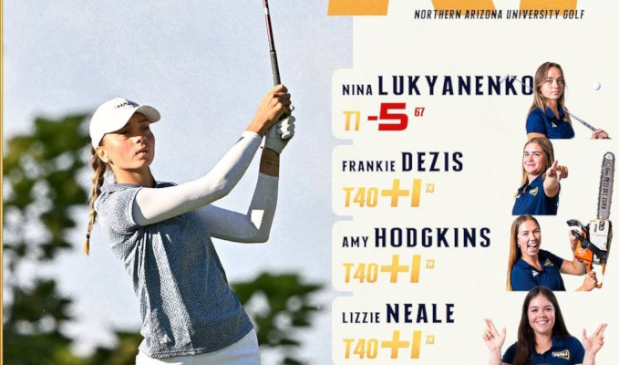 Минус 5 Нины Лукьяненко в 1 раунде NMSU ICONIC CLASSIC в Нью-Мексико