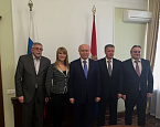 Почетный президент АГР Светлана Журова и губернатор Самарской области Николай Меркушкин обсудили перспективы развития гольфа в регионе