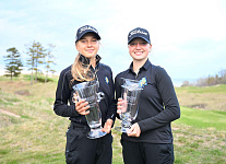 Победа Екатерины Прохоровой и Полины Мариной на PGA WORKS Collegiate Championship в Висконсине