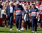 Ryder Cup 2025. Дональд Трамп посетил дневную сессию форболов