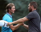 European Tour: Open D'Italia, кат. Йенс Фарбринг и Лукас Бьеррегаард делят лидерство с результатом 131 (-13)