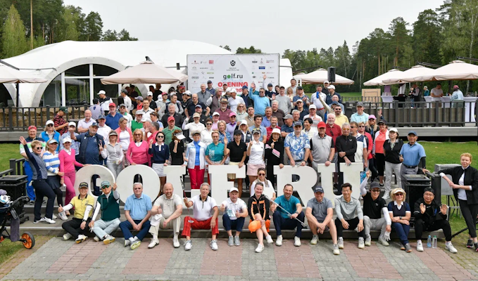 Golf.Ru Opening Swing 2025. Kim Byung Kwan, Пэнович Елена, Безрядов Андрей, Коробченко Виктор, Раевская Алина