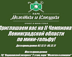II Чемпионат Ленинградской области по мини-гольфу пройдет 2-3 декабря