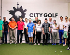 Турнир по случаю открытия сезона в City Golf. Победители: Дарья Голицына, Сергей Лазарев, Николай Соломон