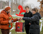 Зимний гольф в ПИРогово. Победители:  Дмитрий Никифоров, Светлана Лысикова