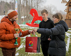 Зимний гольф в ПИРогово. Победители:  Дмитрий Никифоров, Светлана Лысикова