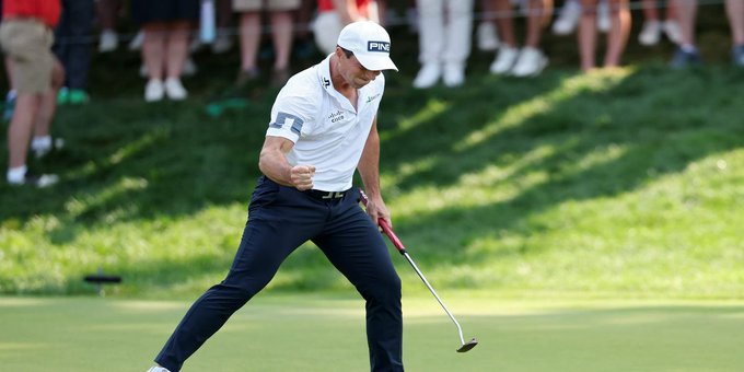 PGA Tour: Travelers Championship. Виктор Ховланд переиграл Скотти Шефлера в плей-офф