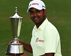 European Tour: Hero Indian Open, итоги.   Анирбану Лахири для победы хватило одной дополнительной лунки