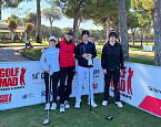 14TH Golf Mad Junior Open. Лучший счет второго раунда - Владимир Орлов и Дарья Булычева