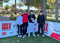 14TH Golf Mad Junior Open. Лучший счет второго раунда - Владимир Орлов и Дарья Булычева